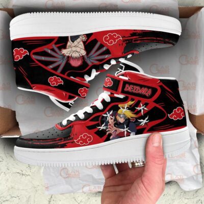 Sasori and Deidara Sneakers Air Mid Custom Akatsuki Anime Shoes 3