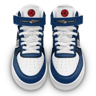 Sasuke Uchiha Young Sneakers Air Mid Custom Anime Shoes 2