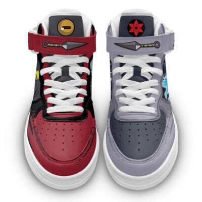 Sasuke Uchiha and Nrt Uzumaki Sage Sneakers Air Mid Custom Anime Shoes 2 Sasuke Uchiha and Nrt Uzumaki Sage Sneakers Air Mid Custom Anime Shoes 2