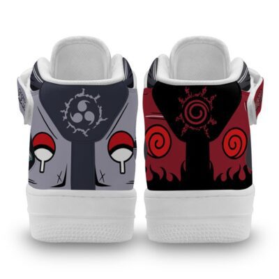 Sasuke Uchiha and Nrt Uzumaki Sage Sneakers Air Mid Custom Anime Shoes 3 Sasuke Uchiha and Nrt Uzumaki Sage Sneakers Air Mid Custom Anime Shoes 3
