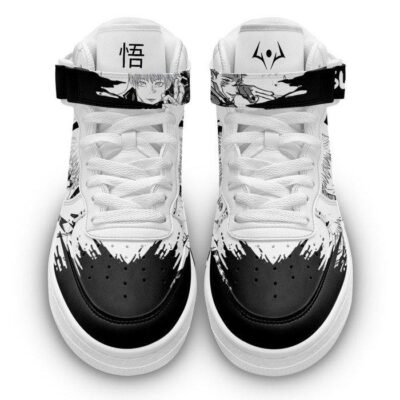 Satoru Gojo and Sukuna Sneakers Air Mid Custom Jujutsu Kaisen Manga Shoes 3 Satoru Gojo and Sukuna Sneakers Air Mid Custom Jujutsu Kaisen Manga Shoes 3