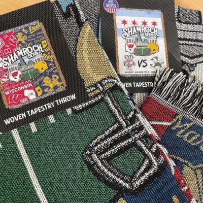 Shamrock Series 2021 Engage Woven Tapestry Throw Blanket 3