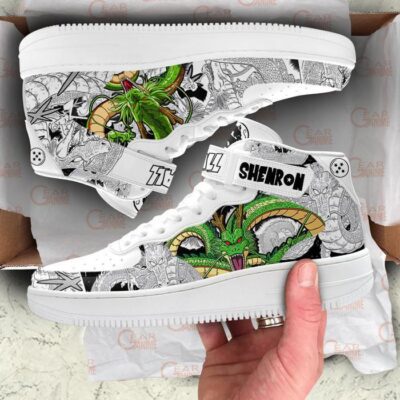 Shenron Sneakers Air Mid Custom Dragon Ball Anime Shoes Mix Manga 3