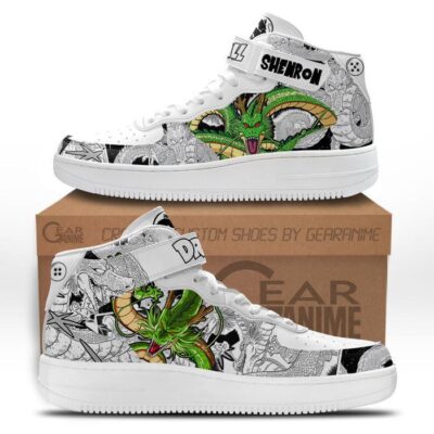 Shenron Sneakers Air Mid Custom Dragon Ball Anime Shoes Mix Manga