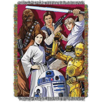 Star Wars, Rebel Forces Woven Tapestry Throw Blanket