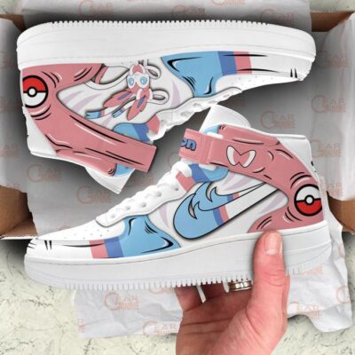 Sylveon Sneakers Air Mid Custom Pokemon Anime Shoes for Otaku 3