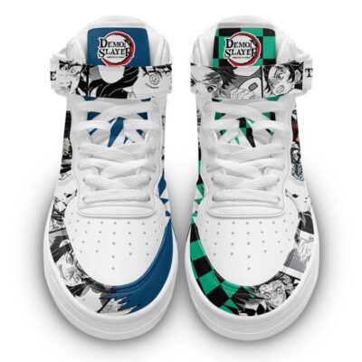 Tanjiro Inosuke Sneakers Air Mid Demon Slayer Anime Shoes Mix Manga 1 Tanjiro Inosuke Sneakers Air Mid Demon Slayer Anime Shoes Mix Manga 1