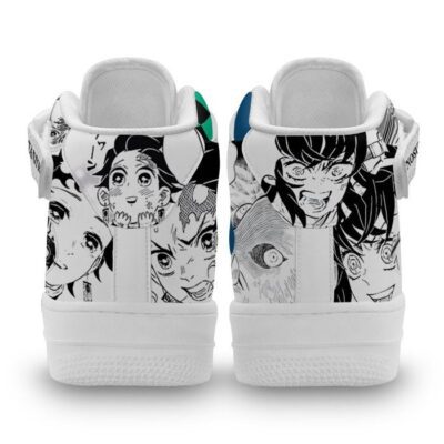 Tanjiro Inosuke Sneakers Air Mid Demon Slayer Anime Shoes Mix Manga 2 Tanjiro Inosuke Sneakers Air Mid Demon Slayer Anime Shoes Mix Manga 2