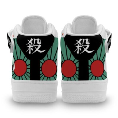 Tanjiro Kamado Sneakers Air Mid Custom Anime Demon Slayer Shoes 2