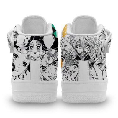 Tanjiro Zenitsu Sneakers Air Mid Demon Slayer Anime Shoes Mix Manga 2 Tanjiro Zenitsu Sneakers Air Mid Demon Slayer Anime Shoes Mix Manga 2
