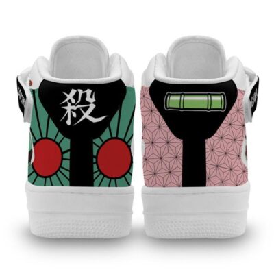 Tanjiro and Nezuko Sneakers Air Mid Custom Anime Demon Slayer Shoes 2 Tanjiro and Nezuko Sneakers Air Mid Custom Anime Demon Slayer Shoes 2