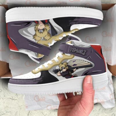 Temari Sneakers Air Mid Custom Anime Shoes 3