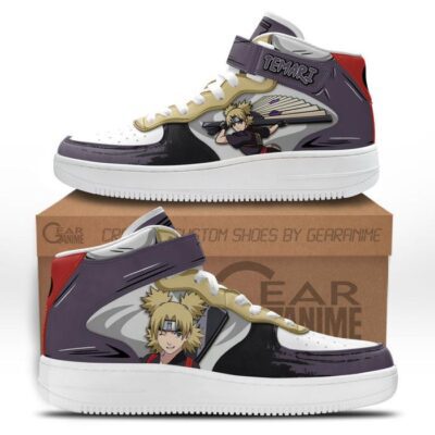 Temari Sneakers Air Mid Custom Anime Shoes