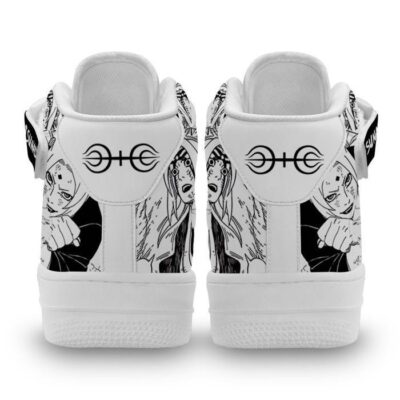 Tsunade Sneakers Air Mid Custom Anime Shoes Mix Manga for Otaku 2