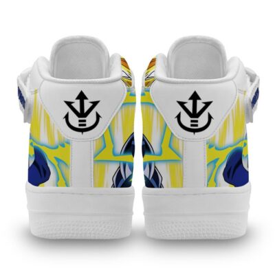Vegeta Super Saiyan Sneakers Air Mid Custom Dragon Ball Anime Shoes for Otaku 2 Vegeta Super Saiyan Sneakers Air Mid Custom Dragon Ball Anime Shoes for Otaku 2