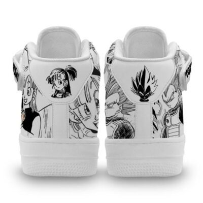 Vegeta and Bulma Sneakers Air Mid Dragon Ball Anime Shoes Mix Manga 2 Vegeta and Bulma Sneakers Air Mid Dragon Ball Anime Shoes Mix Manga 2