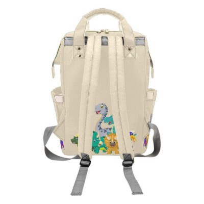 Baby Bag With Cute Cartoon Dinosaurs - Waterproof Multifunction Backpack 3 Baby Bag With Cute Cartoon Dinosaurs Waterproof Multifunction Backpack 3