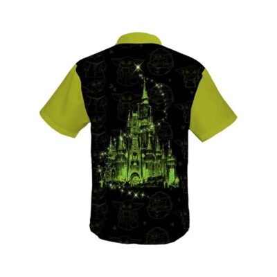 Baby Yoda Green 50th Anniversary Glitter Castle Disney Hawaiian Summer Vacation Button Down Shirt Shorts Set Unisex Outfits 3 Baby Yoda Green 50th Anniversary Glitter Castle Disney Hawaiian Summer Vacation Button Down Shirt Shorts Set Unisex Outfits 3