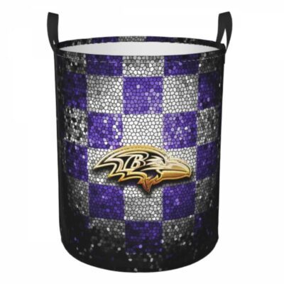 Baltimore Ravens Hamper Bag Laundry Basket For Laundry Room Or Bathroom LD125