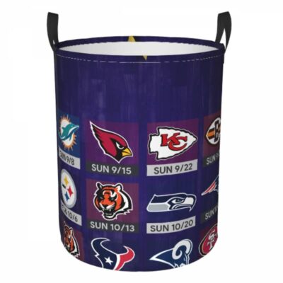 Baltimore Ravens Hamper Bag Laundry Basket For Laundry Room Or Bathroom LD245