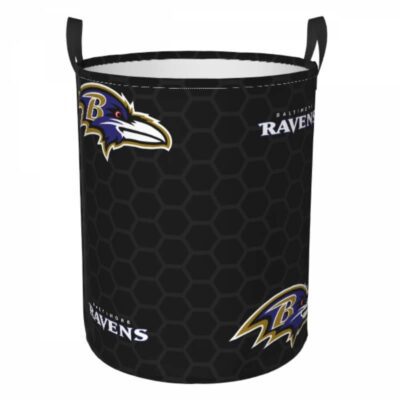 Baltimore Ravens Hamper Bag Laundry Basket For Laundry Room Or Bathroom LD246