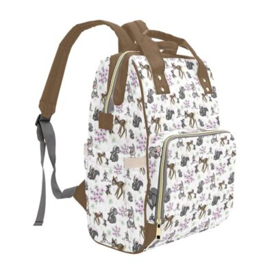 Bambi Diaper Bag Backpack Multifunctional Backpack 2