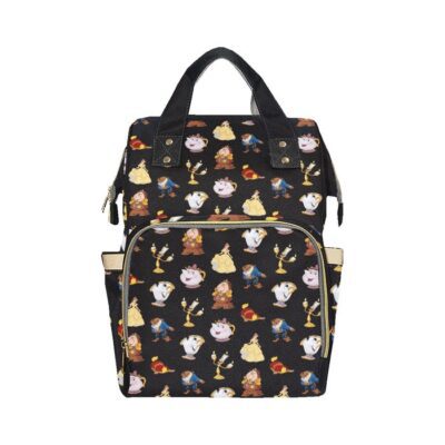 Beauty and the Beast Diaper Bag Backpack Multifunctional Backpack