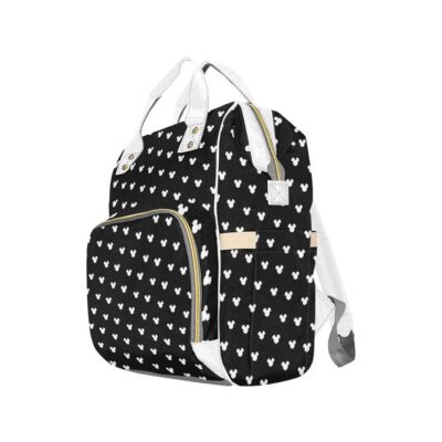 Black Mickey Mouse Diaper Bag Backpack Multifunctional Backpack 1 Black Mickey Mouse Diaper Bag Backpack Multifunctional Backpack 1