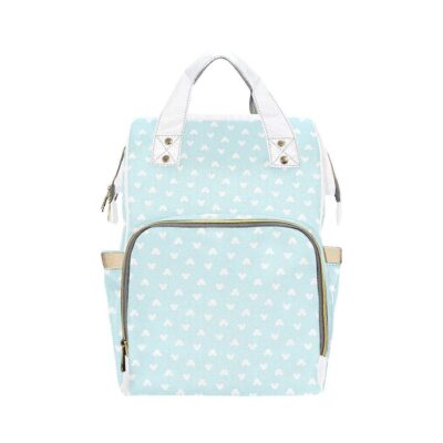 Blue Mickey Mouse Diaper Bag Backpack Multifunctional Backpack