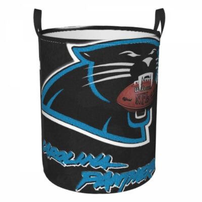 Carolina Panthers Hamper Bag Laundry Basket For Laundry Room Or Bathroom LD130