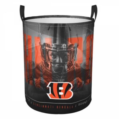 Cincinnati Bengals Hamper Bag Laundry Basket For Laundry Room Or Bathroom LD134