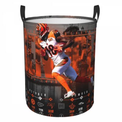 Cincinnati Bengals Hamper Bag Laundry Basket For Laundry Room Or Bathroom LD136