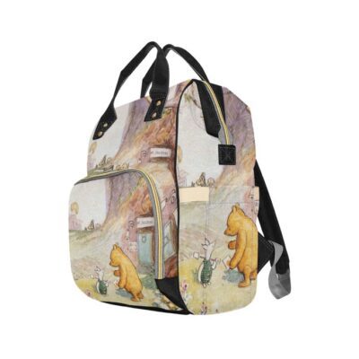 Classic Pooh Diaper Bag Backpack Multifunctional Backpack 2