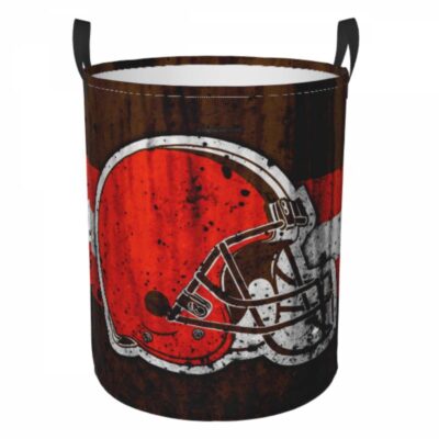Cleveland Browns Hamper Bag Laundry Basket For Laundry Room Or Bathroom LD139