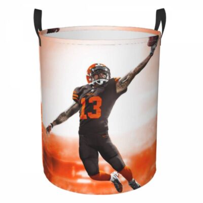Cleveland Browns Hamper Bag Laundry Basket For Laundry Room Or Bathroom LD141