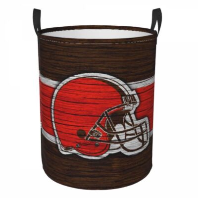 Cleveland Browns Hamper Bag Laundry Basket For Laundry Room Or Bathroom LD255