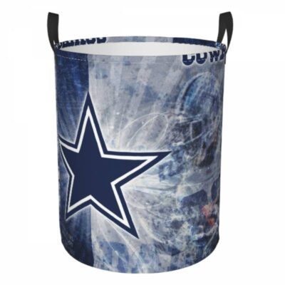 Dallas Cowboys Hamper Bag Laundry Basket For Laundry Room Or Bathroom LD142