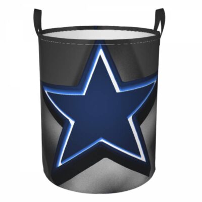 Dallas Cowboys Hamper Bag Laundry Basket For Laundry Room Or Bathroom LD143