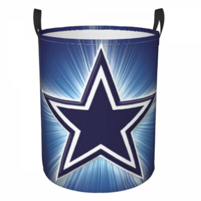 Dallas Cowboys Hamper Bag Laundry Basket For Laundry Room Or Bathroom LD144