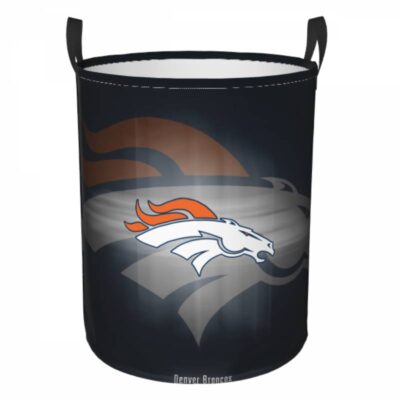 Denver Broncos Hamper Bag Laundry Basket For Laundry Room Or Bathroom LD261