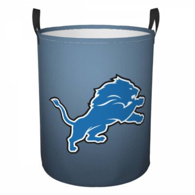 Detroit Lions Hamper Bag Laundry Basket For Laundry Room Or Bathroom LD263