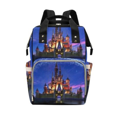 Disney Castle Diaper Bag Backpack Multifunctional Backpack