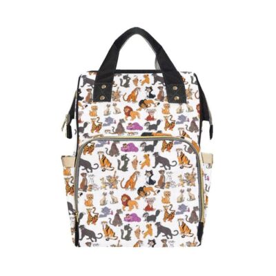 Disney Cats Diaper Bag Backpack Multifunctional Backpack 2 Disney Cats Diaper Bag Backpack Multifunctional Backpack 2