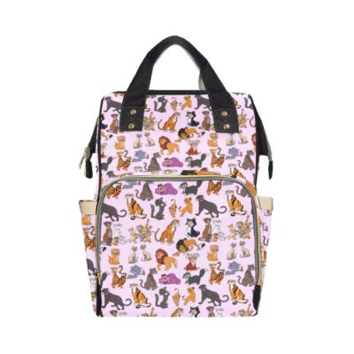 Disney Cats Diaper Bag Backpack Multifunctional Backpack 3 Disney Cats Diaper Bag Backpack Multifunctional Backpack 3