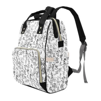 Disney Character Sketch Diaper Bag Backpack Multifunctional Backpack 3 Disney Character Sketch Diaper Bag Backpack Multifunctional Backpack 3
