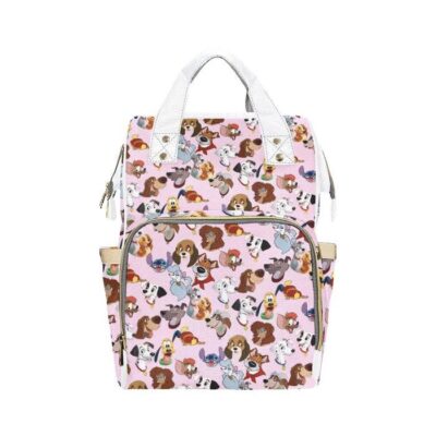 Disney Dogs Diaper Bag Backpack Multifunctional Backpack 2 Disney Dogs Diaper Bag Backpack Multifunctional Backpack 2
