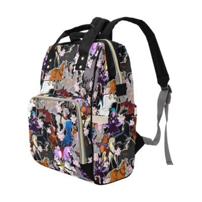 Disney Horses Diaper Bag Backpack Multifunctional Backpack 2