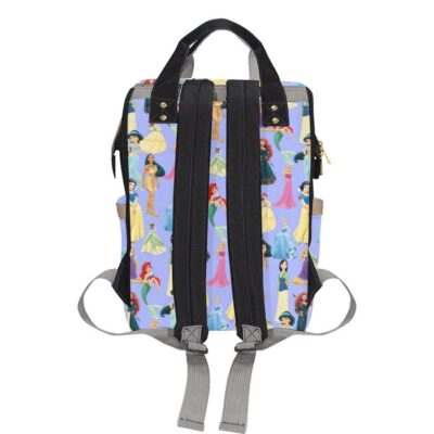 Disney Princess Diaper Bag Backpack Multifunctional Backpack 3 Disney Princess Diaper Bag Backpack Multifunctional Backpack 3