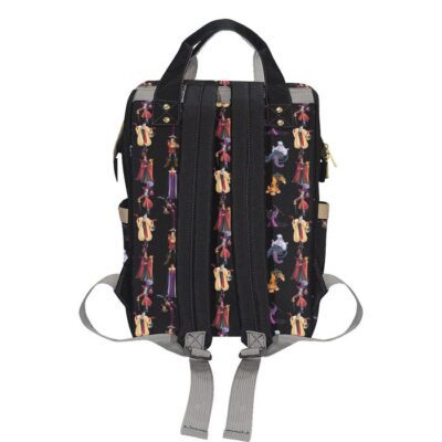Disney Villains Diaper Bag Backpack Multifunctional Backpack 3