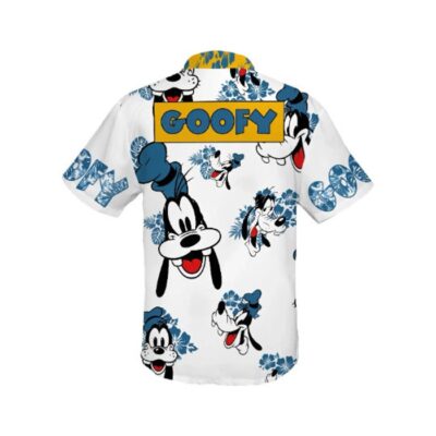 Goofy Dog Hibiscus Summer Tropical Print Disney Hawaiian Button Down Shirt Shorts Set Unisex Outfits 3 Goofy Dog Hibiscus Summer Tropical Print Disney Hawaiian Button Down Shirt Shorts Set Unisex Outfits 3